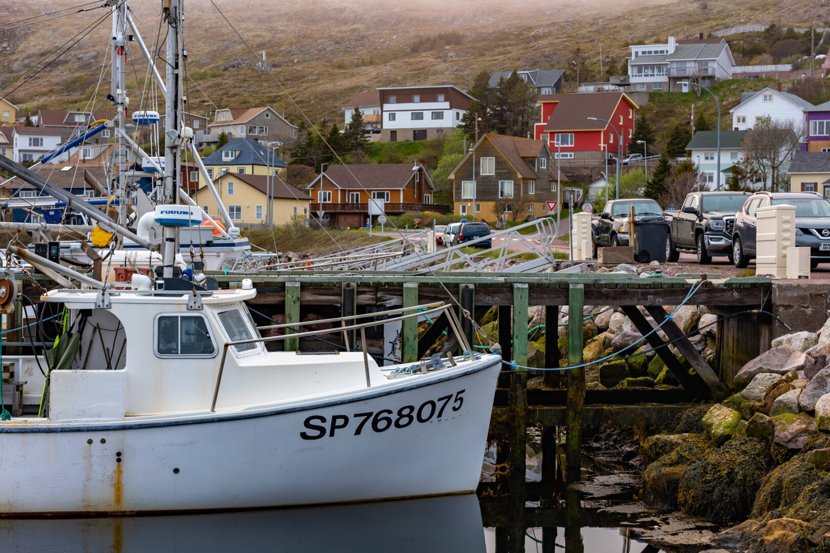 les bateaux de l'anse à rodrigue saint pierre et miquelon