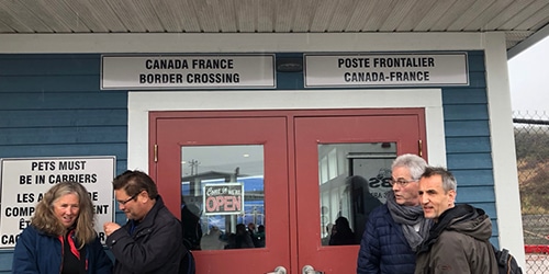 Péninsule de Burin, la frontière