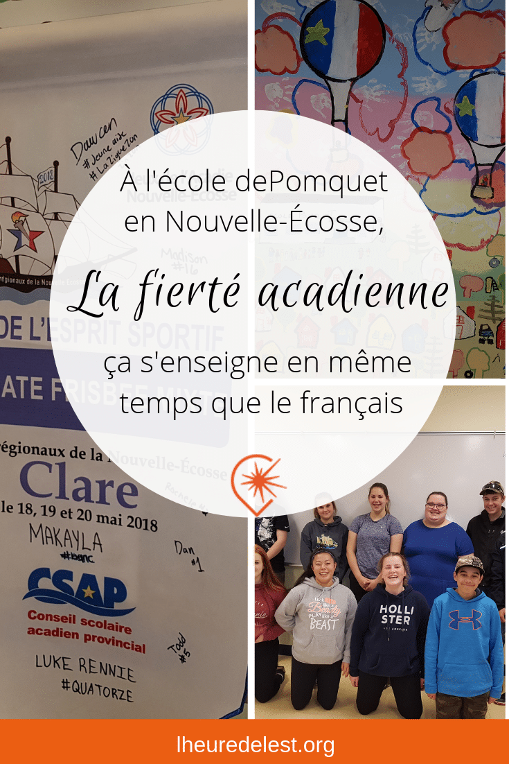 image pinterest pour la Fierté Acadienne