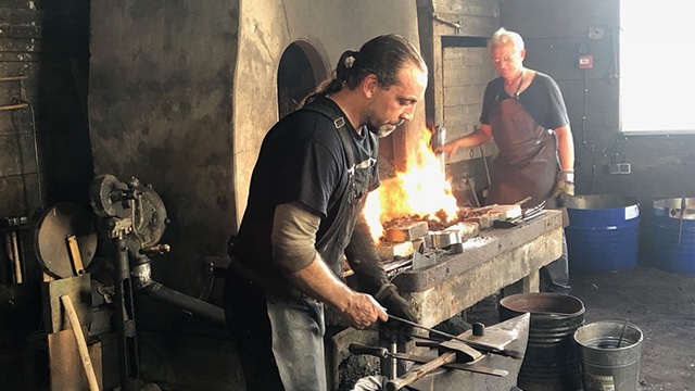 Mathieu Collette, forgeron fondateur des Forges de Montréal