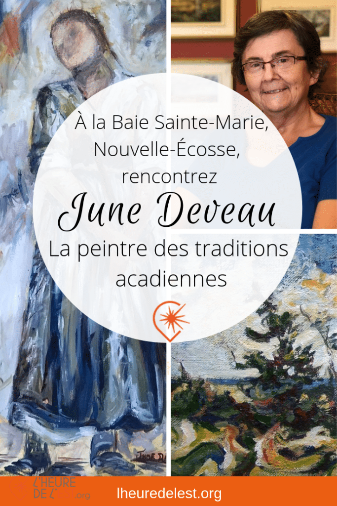 La peintre June Deveau met son talent au service de la fierté acadienne