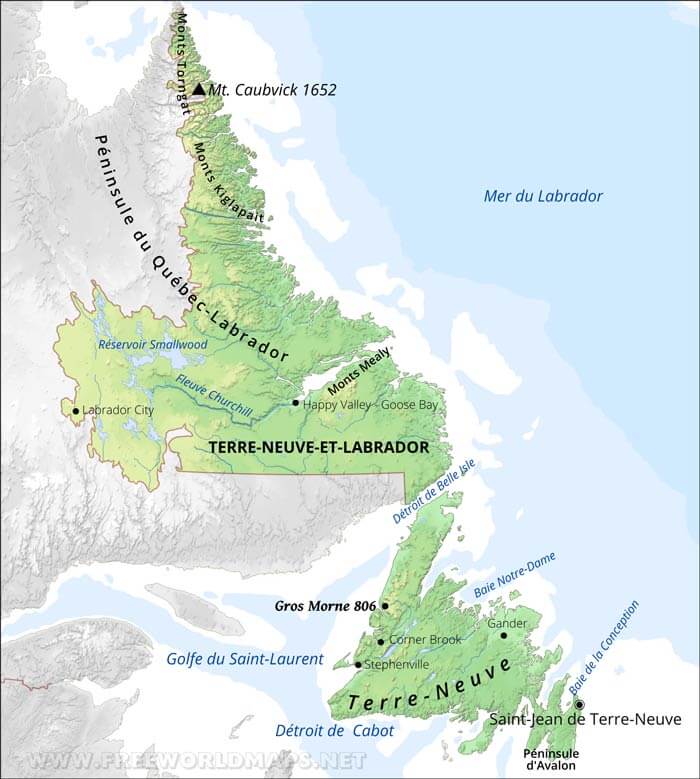 vivre à Terre-Neuve-et-Labrador
