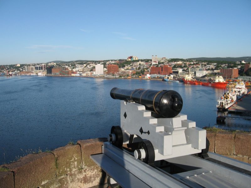vivre à Terre-Neuve Signal Hill et le port de Saint-Jean de Terre Neuve