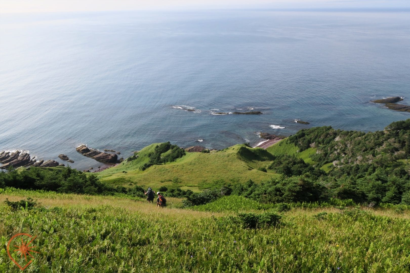 Descendre à Couillette, sur la côté ouest de Langlade. Saint-Pierre et Miquelon