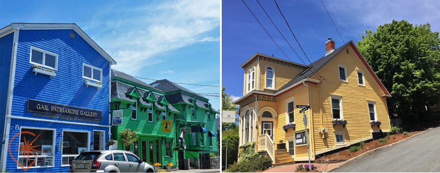 couleurs de lunenburg maisons