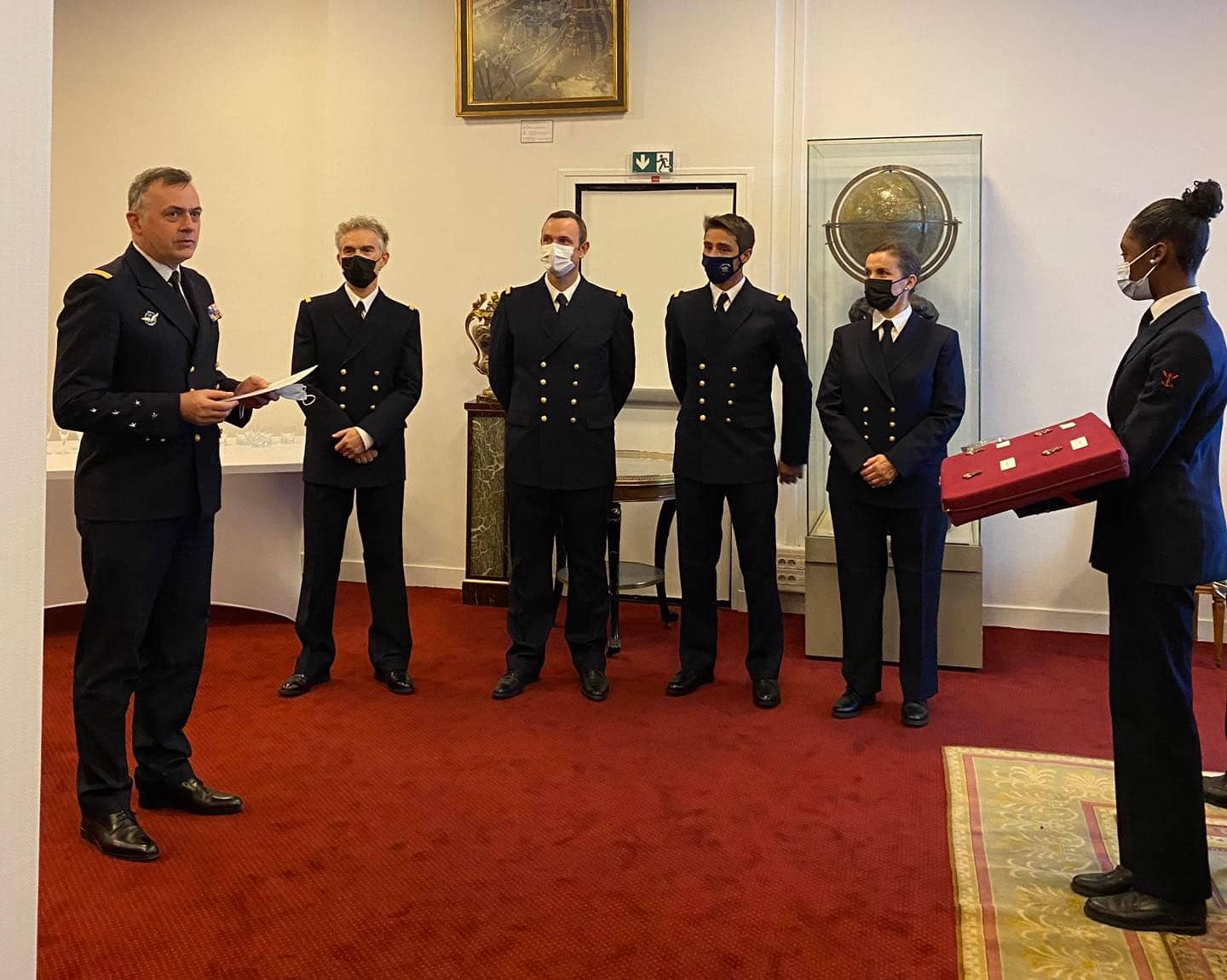 Cérémonie peintres officiels de la marine