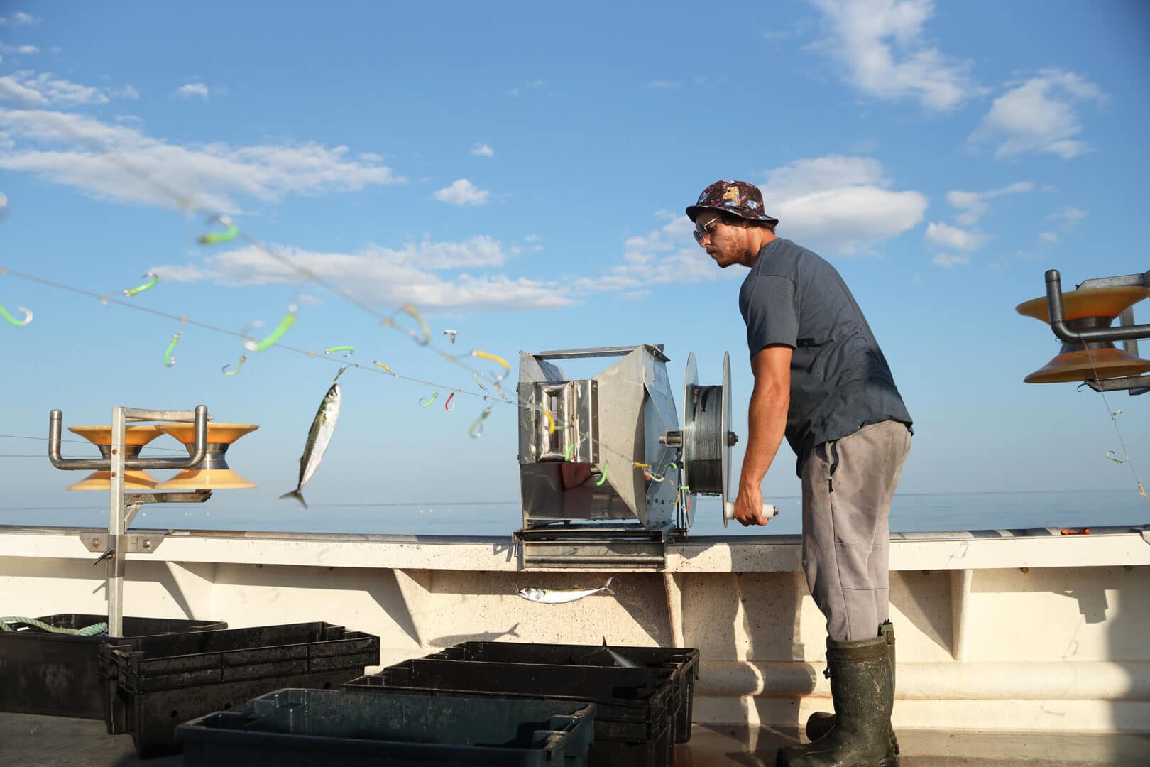 la pêche au maquereau