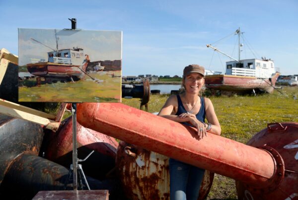 Raphaele goineau peintre saint pierre et Miquelon
