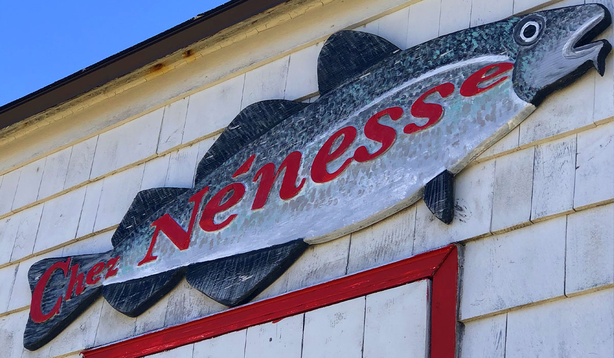 enseigne maison ile aux marins Saint-Pierre et Miquelon