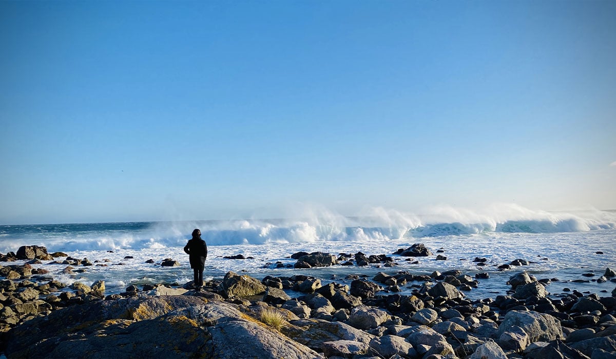 regarder les vagues Saint-Pierre et Miquelon