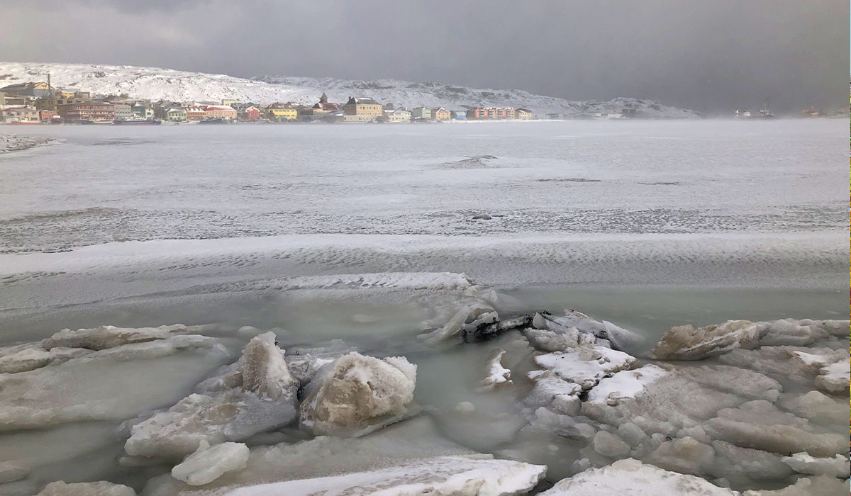 hiver glace port Saint-Pierre et Miquelon